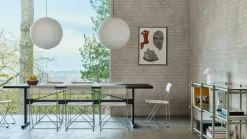 HAY X-Line chair, indoor, chromed - chromed