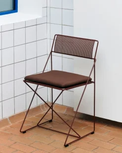 HAY X-Line chair, iron red