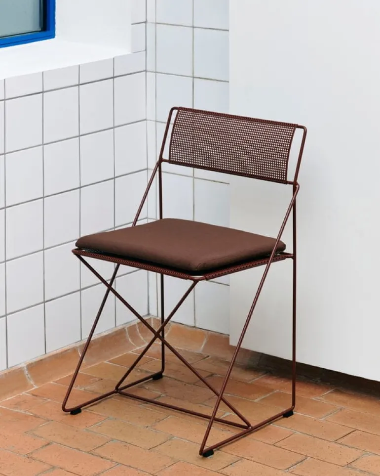 HAY X-Line chair, iron red