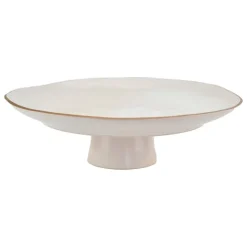 Heirol Edge cake stand, 32 cm, ivory gold