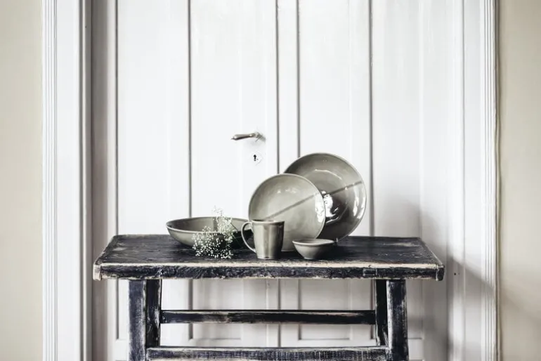 Heirol Smooth bowl, 28 cm, olive