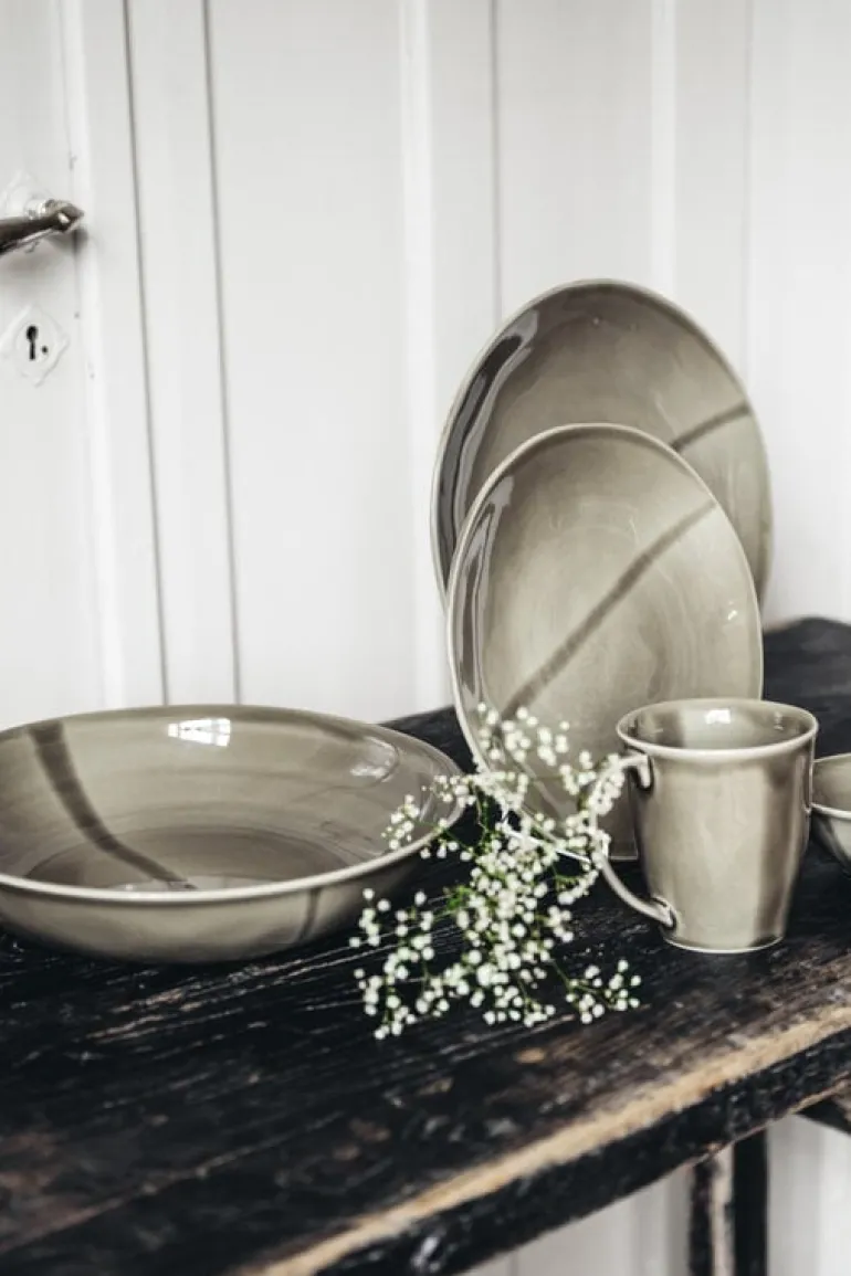 Heirol Smooth bowl, 28 cm, olive