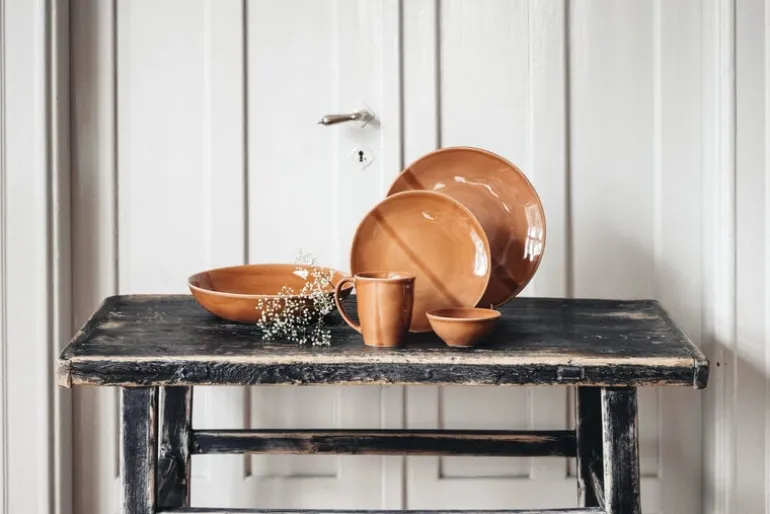 Heirol Smooth bowl, 28 cm, terracotta