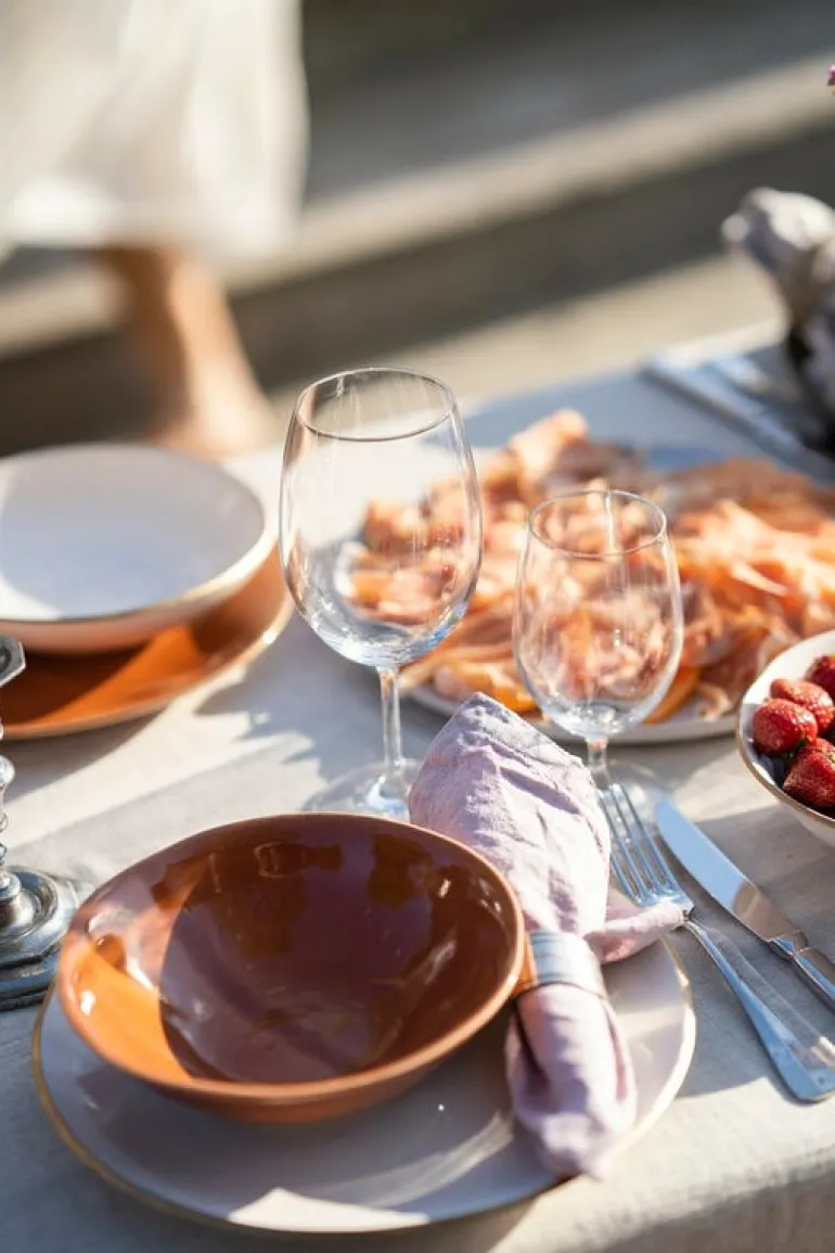 Heirol Smooth bowl, 19 cm, terracotta