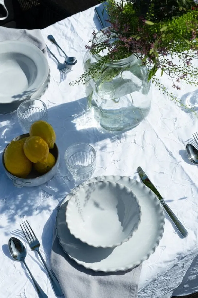 Heirol Smooth pasta plate, 25 cm, stone