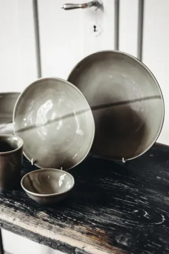 Heirol Smooth plate, 28 cm, olive