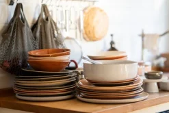 Heirol Smooth plate, 28 cm, rose