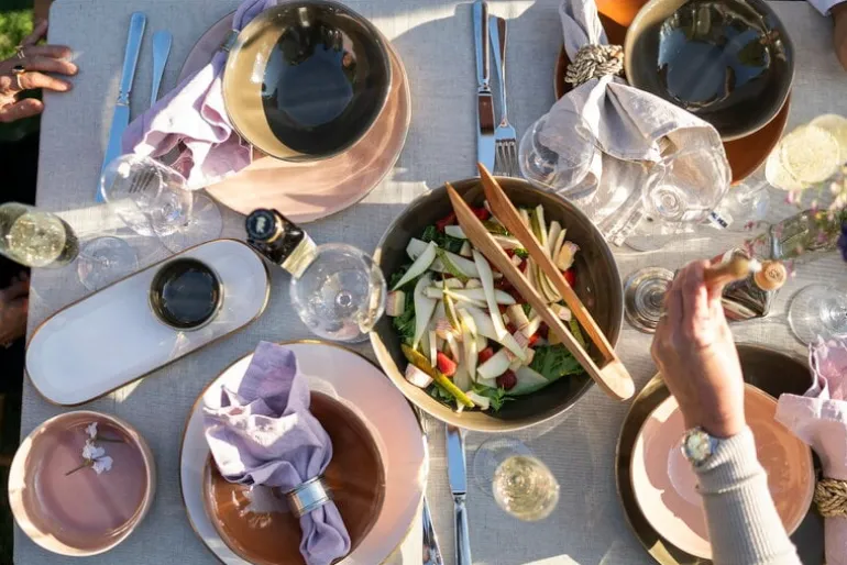 Heirol Smooth plate, 28 cm, rose