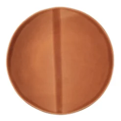 Heirol Smooth plate, 23 cm, terracotta
