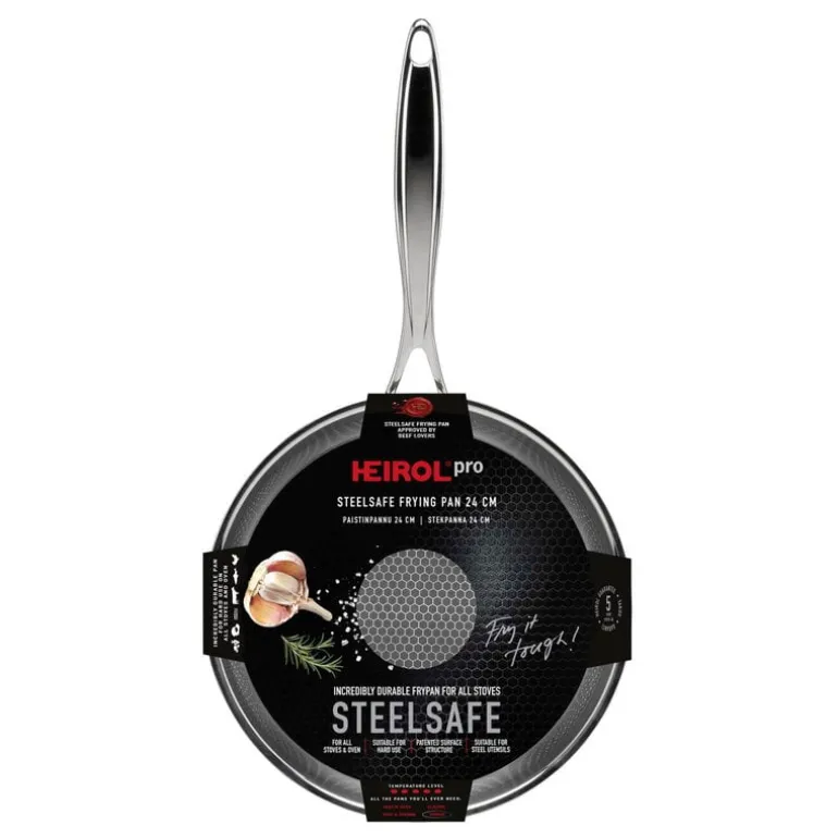 Heirol Steelsafe Pro frying pan, 24 cm