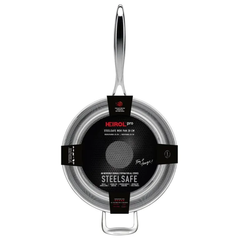 Heirol Steelsafe Pro wok/frying pan