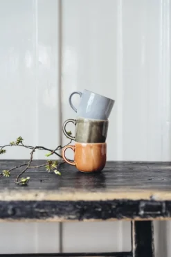 Heirol Svelte coffee cup and plate, 1,2 dl, olive