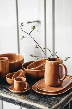 Heirol Svelte plate, 30 cm, terracotta