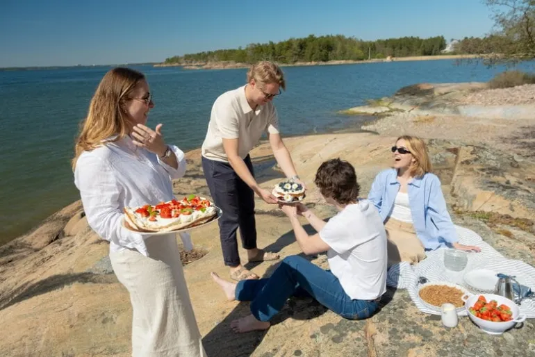 Heirol Twist pie dish, 29 cm, stone