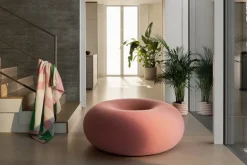 Hem Boa pouf, cotton candy