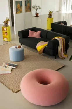 Hem Boa pouf, cotton candy