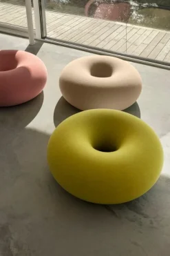 Hem Boa pouf, cotton candy