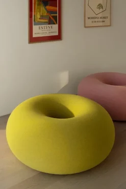 Hem Boa pouf, cotton candy