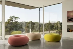 Hem Boa pouf, cotton candy