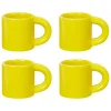 Hem Bronto espresso cup, 4 pcs, yellow