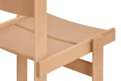 Hem Bullnose chair, natural beech