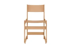 Hem Bullnose chair, natural beech