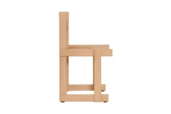 Hem Bullnose chair, natural beech