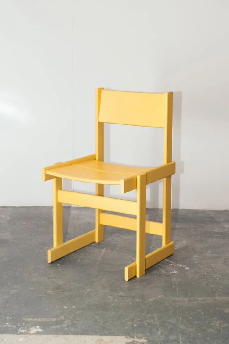 Hem Bullnose chair, yellow