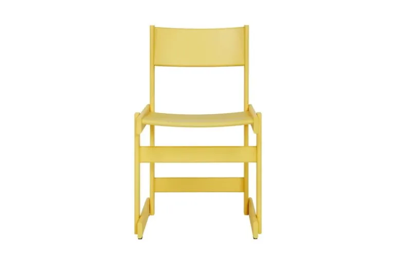 Hem Bullnose chair, yellow