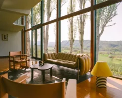 Hem Bullnose lounge chair, natural beech