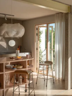 Hem Coco pendant, small, matte ivory