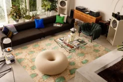 Hem Crepe cushion, 50 x 50 cm, pine