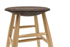 Hem Drifted stool, dark cork - oak