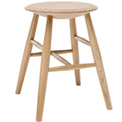 Hem Drifted stool, light cork - oak