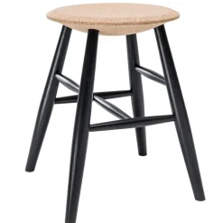 Hem Drifted stool, light cork - black