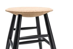 Hem Drifted stool, light cork - black