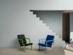 Hem Experiment lounge chair 501, green - black