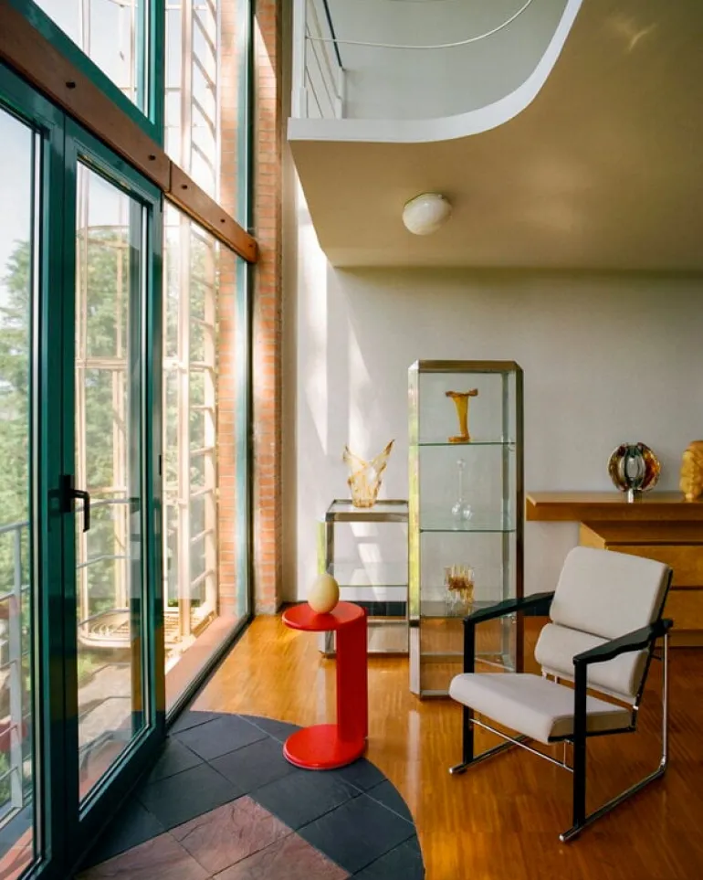 Hem Experiment lounge chair 502, black - light beige