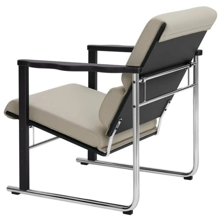 Hem Experiment lounge chair 502, black - light beige