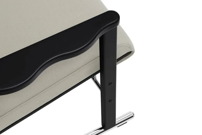 Hem Experiment lounge chair 502, black - light beige