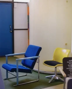 Hem Experiment lounge chair 502, blue - ultramarine