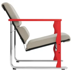 Hem Experiment lounge chair 503, red - light beige