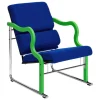 Hem Experiment lounge chair 501, green - ultramarine