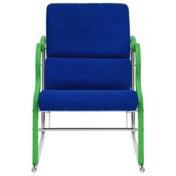 Hem Experiment lounge chair 501, green - ultramarine