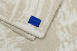 Hem Glitch throw, 180 x 130 cm, sand - off-white