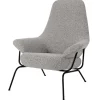 Hem Hai lounge chair, pebble boucle