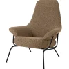 Hem Hai lounge chair, sawdust boucle