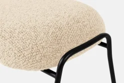 Hem Hai ottoman, eggshell boucle