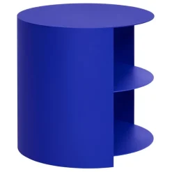 Hem Hide side table, ultramarine