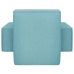 Hem Hunk lounge chair with armrests, Tiree Icicle